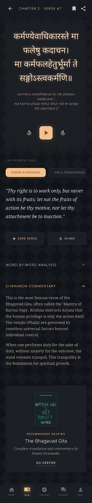 Verse detail